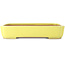 Pot à bonsaï jaune Mokko par Yamafusa - 310 x 235 x 55 mm