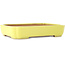 Pot à bonsaï jaune Mokko par Yamafusa - 310 x 235 x 55 mm