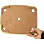Pot à bonsaï jaune Mokko par Yamafusa - 310 x 235 x 55 mm