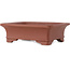 Maceta rectangular sin esmaltar para bonsái de Shibakatsu - 162 x 128 x 52 mm
