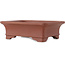 Maceta rectangular sin esmaltar para bonsái de Shibakatsu - 162 x 128 x 52 mm