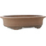 Ovaler unglasierter Bonsai-Topf von Gyouzan - 370 x 295 x 95 mm