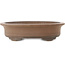 Ovaler unglasierter Bonsai-Topf von Gyouzan - 370 x 295 x 95 mm