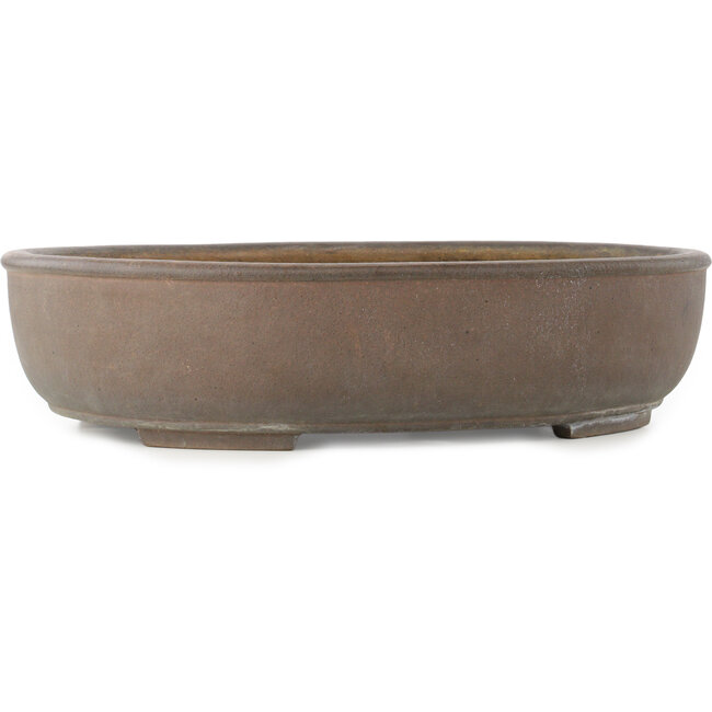 Vaso bonsai ovale non smaltato di Yamaaki Koshosen (prima generazione) - 492 x 415 x 120 mm