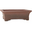 Maceta rectangular sin esmaltar para bonsái de Sensyu - 307 x 230 x 100 mm
