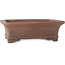 Rectangular unglazed bonsai pot by Sensyu - 307 x 230 x 100 mm