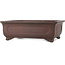 Maceta rectangular sin esmaltar para bonsái de Yamaaki - 385 x 285 x 128 mm