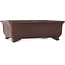 Maceta rectangular sin esmaltar para bonsái de Yamaaki - 385 x 285 x 128 mm