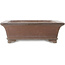 Maceta rectangular sin esmaltar para bonsái de Gyouzan - 410 x 352 x 115 mm