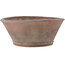 Pot à bonsaï rond non émaillé de Sensyu - 235 x 235 x 100 mm
