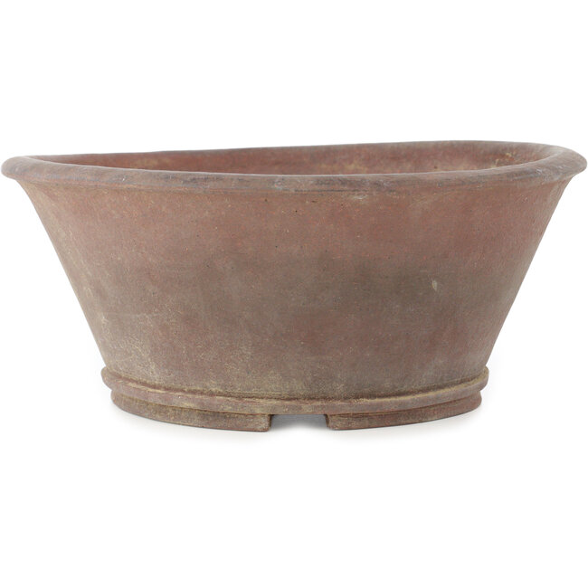 Runder unglasierter Bonsai-Topf von Sensyu - 235 x 235 x 100 mm