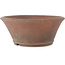 Pot à bonsaï rond non émaillé de Sensyu - 240 x 240 x 97 mm