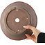 Pot à bonsaï rond non émaillé de Sensyu - 235 x 235 x 100 mm