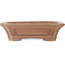 Maceta rectangular sin esmaltar para bonsái de Sensyu - 400 x 310 x 110 mm