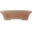 Maceta rectangular sin esmaltar para bonsái de Sensyu - 400 x 310 x 110 mm