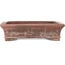 Maceta rectangular sin esmaltar para bonsái de Sensyu - 370 x 298 x 95 mm