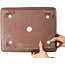 Pot à bonsaï rectangulaire non émaillé de Sensyu - 370 x 298 x 95 mm