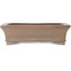 Rectangular unglazed bonsai pot by Syu-zan - 365 x 265 x 100 mm