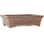 Rectangular unglazed bonsai pot by Syu-zan - 365 x 265 x 100 mm