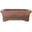Rectangular unglazed bonsai pot by Sensyu - 362 x 305 x 98 mm