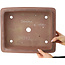 Maceta rectangular sin esmaltar para bonsái de Sensyu - 362 x 305 x 98 mm