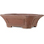 Vierkante ongeglazuurde bonsaipot van Sensyu - 430 x 373 x 140 mm