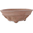 Ronde ongeglazuurde bonsaipot van Sensyu - 185 x 185 x 67 mm