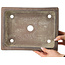 Maceta rectangular sin esmaltar para bonsái de Syu-zan - 305 x 225 x 88 mm