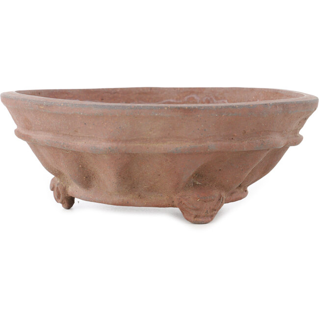 Vaso bonsai rotondo non smaltato di Sensyu - 185 x 185 x 67 mm