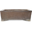 Maceta rectangular sin esmaltar para bonsái de Syu-zan - 345 x 292 x 112 mm