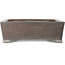 Rectangular unglazed bonsai pot by Syu-zan - 345 x 292 x 112 mm