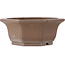 Octagonal unglazed bonsai pot - 307 x 307 x 125 mm
