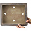 Rectangular unglazed bonsai pot by Syu-zan - 345 x 292 x 112 mm