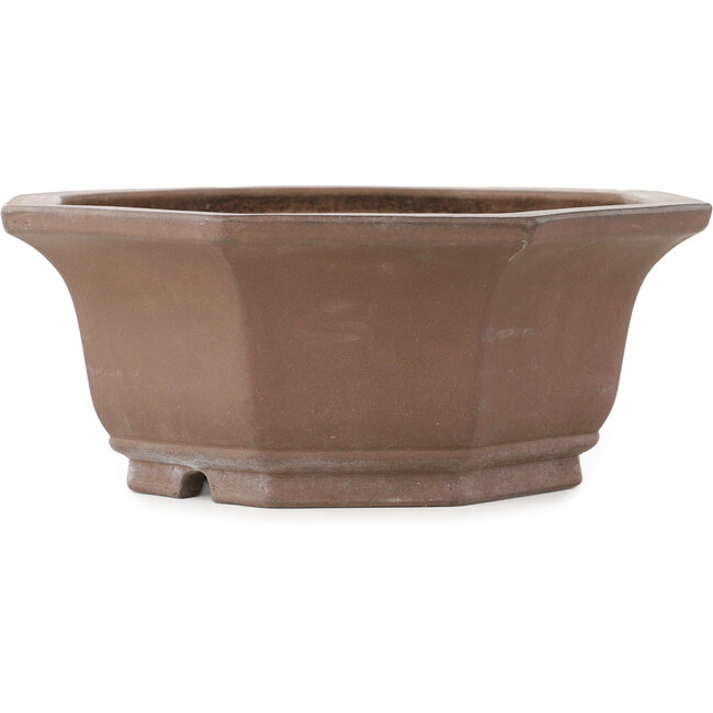 Pot à bonsaï octogonal non émaillé - 307 x 307 x 125 mm