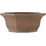 Pot à bonsaï octogonal non émaillé - 307 x 307 x 125 mm