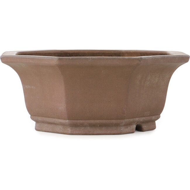Pot à bonsaï octogonal non émaillé - 307 x 307 x 125 mm