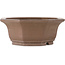 Octagonal unglazed bonsai pot - 307 x 307 x 125 mm