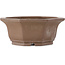 Octagonal unglazed bonsai pot - 307 x 307 x 125 mm