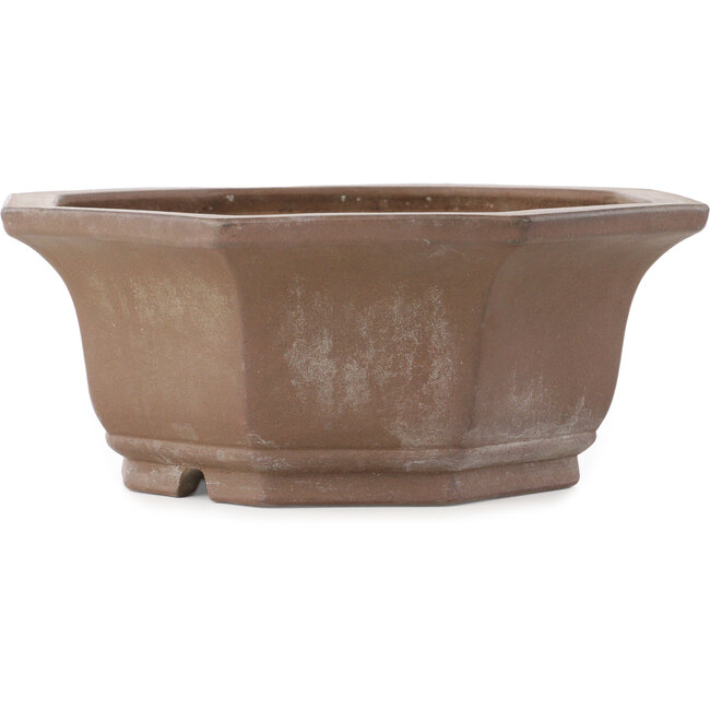 Pot à bonsaï octogonal non émaillé - 307 x 307 x 125 mm