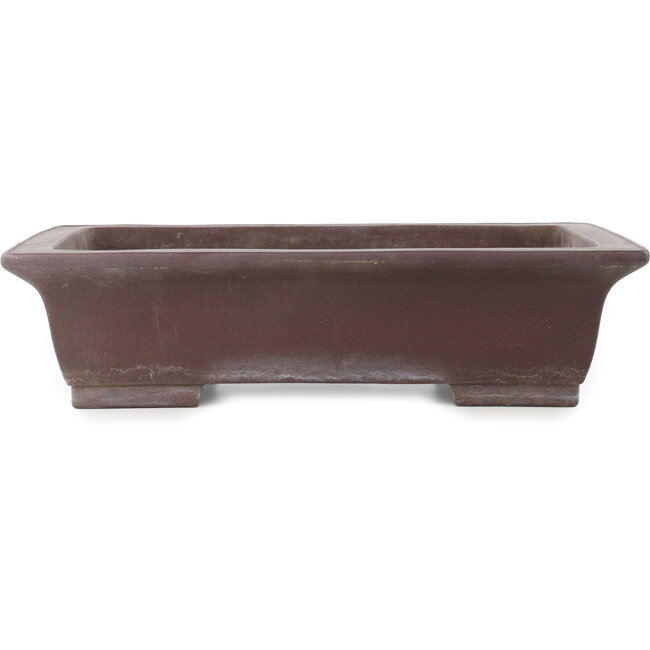 Maceta rectangular sin esmaltar para bonsái de Yamaaki - 495 x 382 x 115 mm