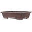 Maceta rectangular sin esmaltar para bonsái de Yamaaki - 495 x 382 x 115 mm
