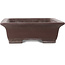 Maceta rectangular sin esmaltar para bonsái de Yamaaki - 495 x 382 x 115 mm