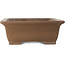 Maceta rectangular sin esmaltar para bonsái de Yamaaki Koshosen (primera generación) - 495 x 415 x 145 mm