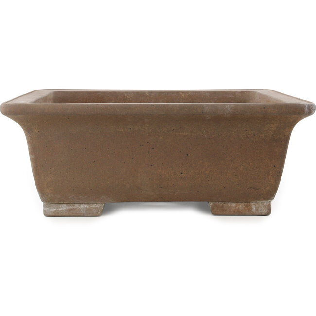 Maceta rectangular sin esmaltar para bonsái de Yamaaki Koshosen (primera generación) - 495 x 415 x 145 mm