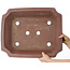 Pot à bonsaï rectangulaire non émaillé de Sensyu - 505 x 410 x 130 mm