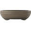 Pot à bonsaï ovale non émaillé de Kowatari - 355 x 255 x 110 mm