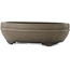 Pot à bonsaï ovale non émaillé de Kowatari - 355 x 255 x 110 mm