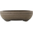 Pot à bonsaï ovale non émaillé de Kowatari - 355 x 255 x 110 mm