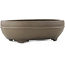 Pot à bonsaï ovale non émaillé de Kowatari - 355 x 255 x 110 mm