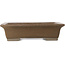 Rectangular unglazed bonsai pot by Yamaaki Koshosen (first generation) - 515 x 400 x 133 mm